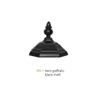 Lygtepæl 3 Lights Vintage Style i Aluminium Fremstillet i Italien - Leona Viadurini