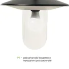 Lygtepæl 3 Lights Vintage Style i gråt aluminium Fremstillet i Italien - Belen Viadurini