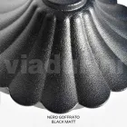 69 cm høj gadelampe i sort akryl og aluminium lavet i Italien - Trovanero Viadurini