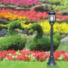 Lav udendørslampe i antracit aluminium Fremstillet i Italien - Impero Viadurini