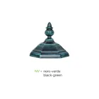 Udendørslampe 3 lys i aluminium vintagestil lavet i Italien - Leona Viadurini