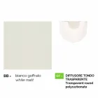 Udendørs lampe med tre lys i hvid aluminium lavet Italien, Anusca Viadurini