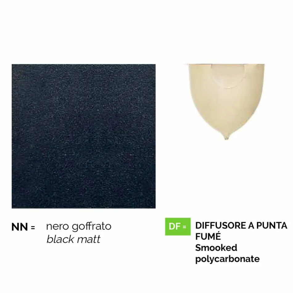 Udendørs tre-lys aluminium gadelampe lavet i Italien, Anusca Viadurini