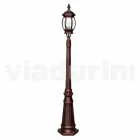 Udendørs lampe med et aluminium lys lavet i Italien, Anika Viadurini