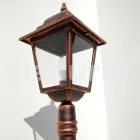 Lav aluminium udendørs lampe lavet i Italien, Aquilina Viadurini