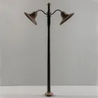 Udendørs lygtepæl i aluminium og galestro fremstillet i Italien - Toscot Spoleto Viadurini