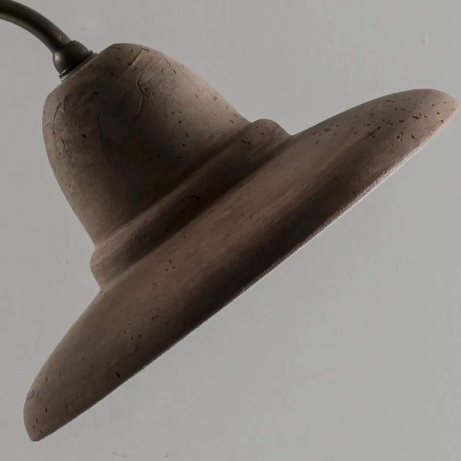 Udendørs lygtepæl i aluminium og galestro fremstillet i Italien - Toscot Spoleto Viadurini