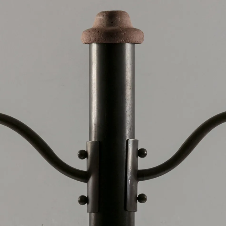 Udendørs lygtepæl i aluminium og galestro fremstillet i Italien - Toscot Spoleto Viadurini