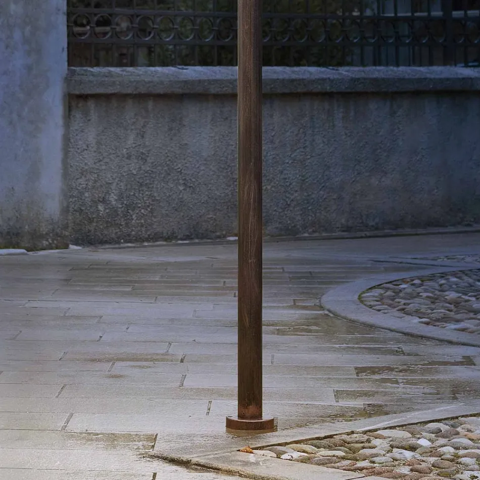 Havelampe i aluminium med 1 eller 2 eller 3 lys Design - Campobasso Viadurini