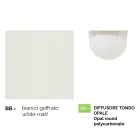 Hvid aluminium havelampe med 1 lys produceret i Italien, Anusca Viadurini