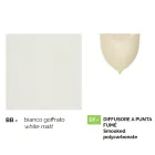 Hvid aluminium havelampe med 1 lys produceret i Italien, Anusca Viadurini