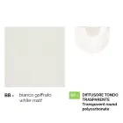 Hvid aluminium havelampe med 1 lys produceret i Italien, Anusca Viadurini