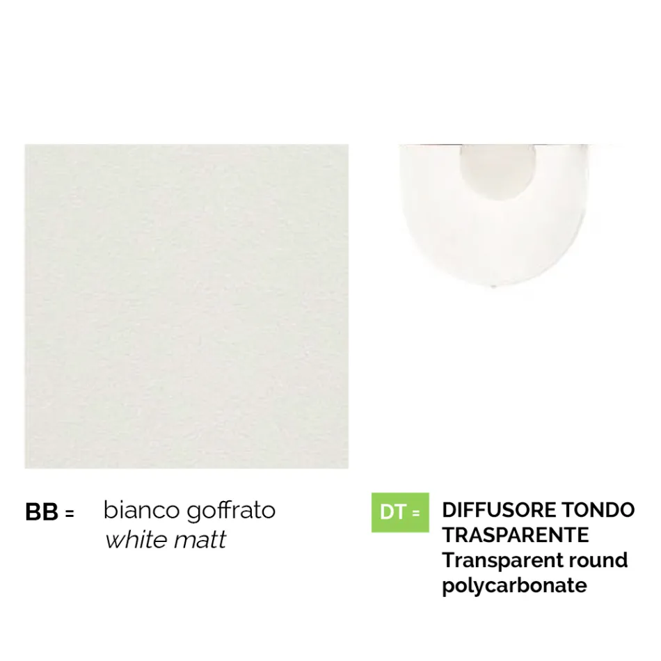 Hvid aluminium havelampe med 1 lys produceret i Italien, Anusca Viadurini