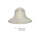 Vintage havelampe 2 lys i aluminium lavet i Italien - Cassandra Viadurini