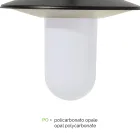 Vintage stil udendørs lampe i antracit aluminium lavet i Italien - Belen Viadurini