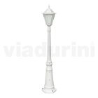 Vintage udendørslampe i hvid aluminium Made in Italy - Terella Viadurini