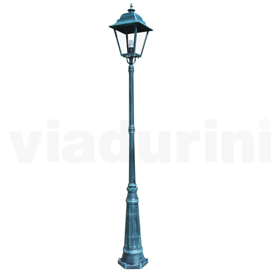 Vintage udendørslampe i aluminium Fremstillet i Italien - Bonaria Viadurini