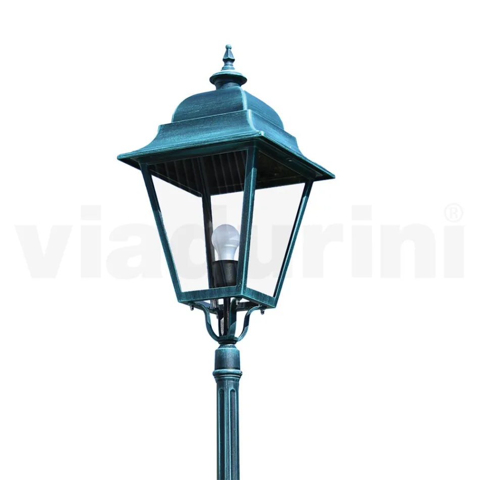 Vintage udendørslampe i aluminium Fremstillet i Italien - Bonaria Viadurini
