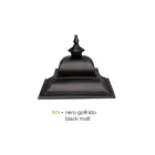 Vintage udendørslampe i aluminium Fremstillet i Italien - Bonaria Viadurini