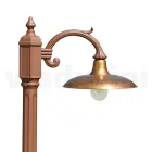 Vintage lampe i aluminium med diffuser i messing Fremstillet i Italien - Adela Viadurini