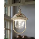 Udendørs ophængslanterne i håndmalet aluminium - Bari Viadurini