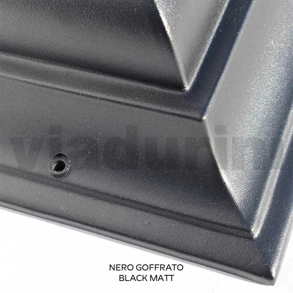 Udendørs lanterne i glas og aluminium i 5 forskellige finish - Alchemist Viadurini