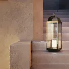 Jordet havelanterne med Il Fanale lys Viadurini