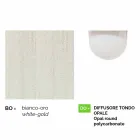 Anusca væg lygte til udendørs brug i hvid aluminium lavet i Italien Viadurini