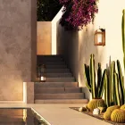 Il Fanale udendørs væglanterne i jern eller messing Viadurini