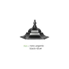 Vintage stil udendørs lanterne i aluminium lavet i Italien - Janira Viadurini