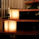 Duftlygte i voks med ridset effekt med fyrfadslys lavet i Italien - Famme Viadurini