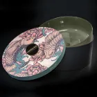 Grøn Ildfast Lerskål Håndvask Lavet i Italien - Tatiana Viadurini