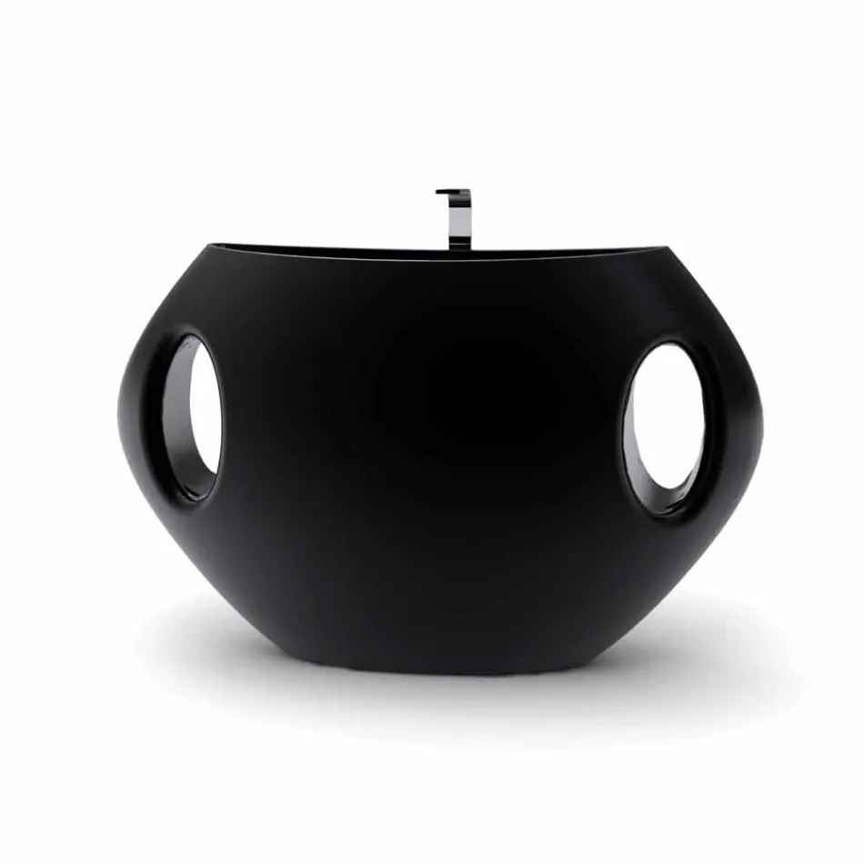 Moderne design piedestal vask Pandora lavet i Italien Viadurini