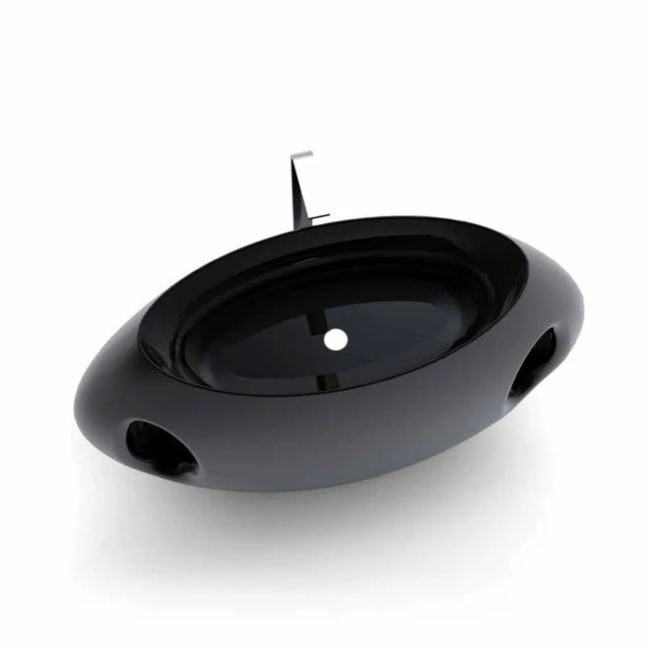 Moderne design piedestal vask Pandora lavet i Italien Viadurini