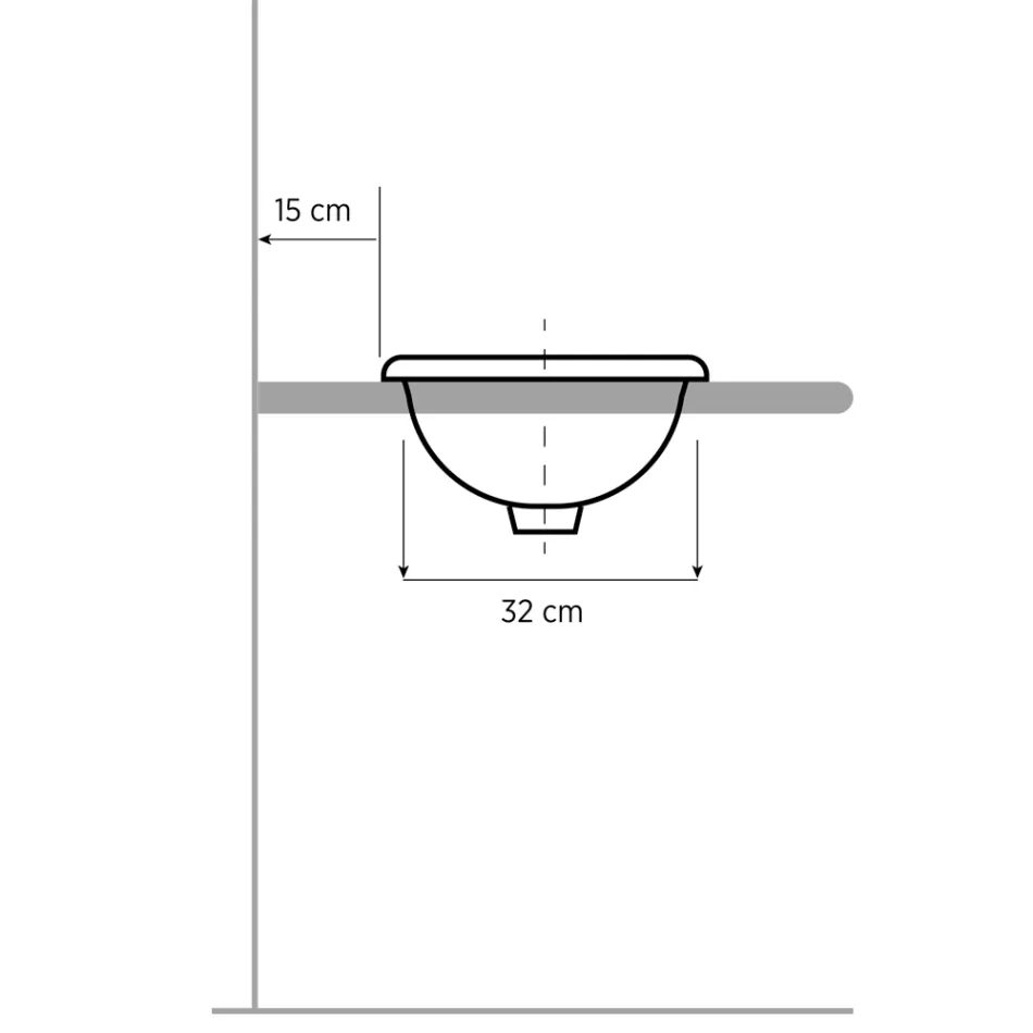 Indbygget dekoreret vask i ild ler og 24 k guld lavet i Italien, Otis Viadurini