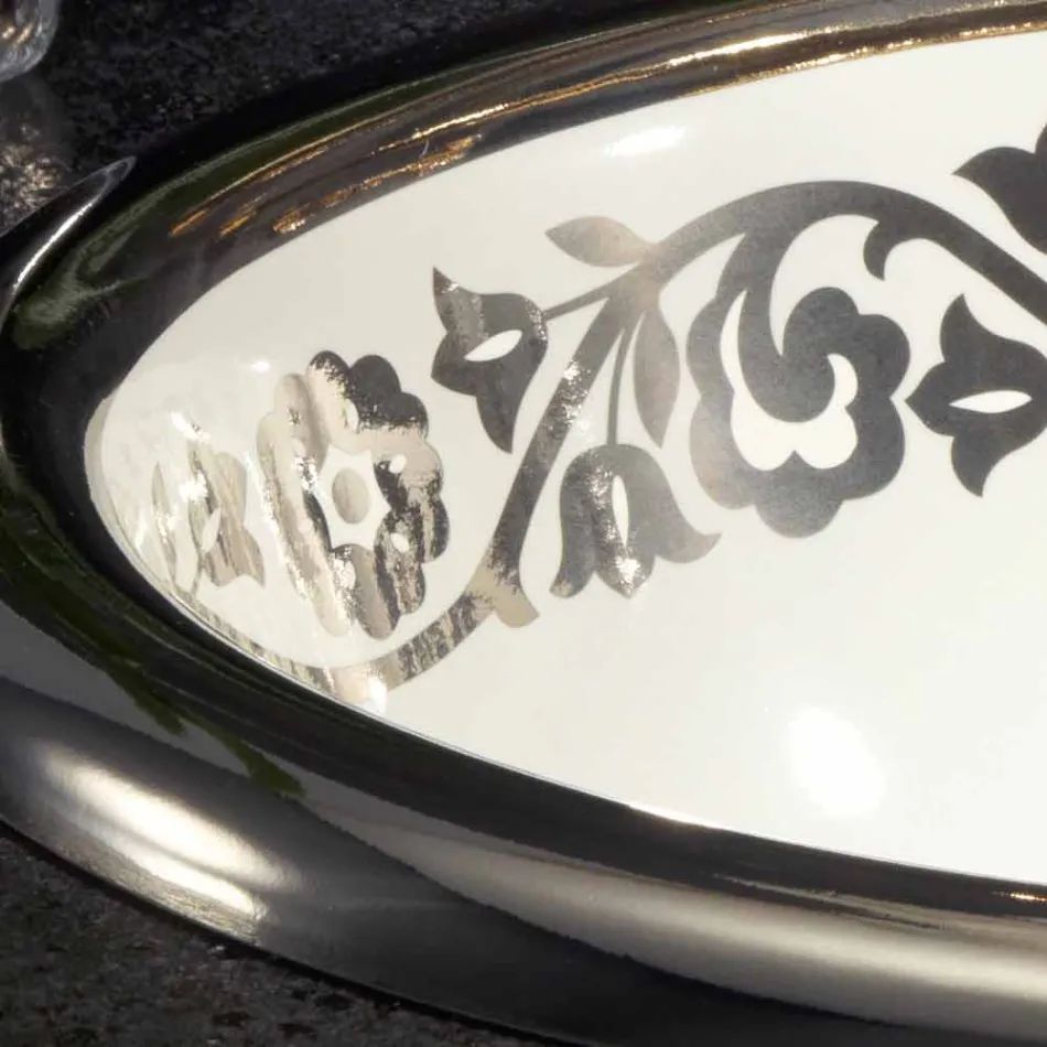 Indbygget barok indbygget vask i ild ler lavet i Italien, Otis Viadurini