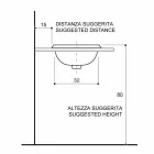 Indbygget barok indbygget vask i ild ler lavet i Italien, Otis Viadurini