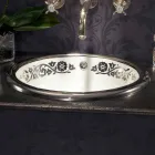 Indbygget barok indbygget vask i ild ler lavet i Italien, Otis Viadurini