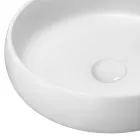 Bordplade håndvask lavet af ildfast ler lavet i Italien - Diego Viadurini