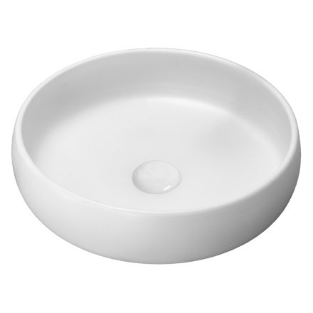 Bordplade håndvask lavet af ildfast ler lavet i Italien - Diego Viadurini