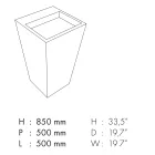 Søjle badeværelsesvask i porcelænsstentøj Fremstillet i Italien - Baia Viadurini