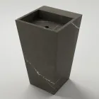 Søjle badeværelsesvask i porcelænsstentøj Fremstillet i Italien - Baia Viadurini