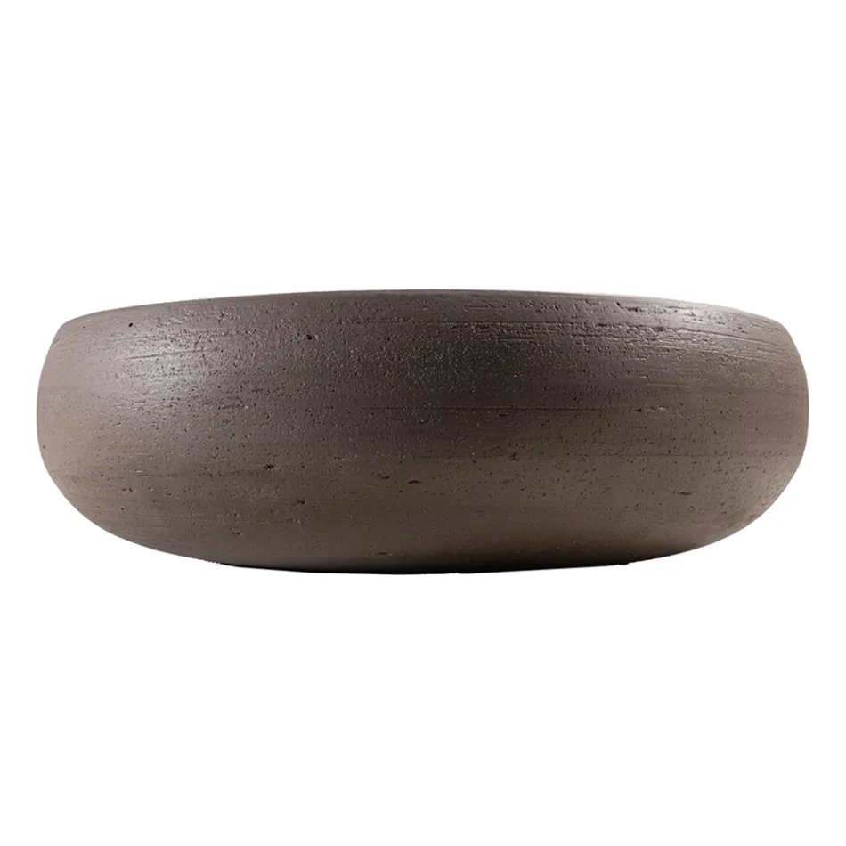 Bordplade badeværelseshåndvask i ildfast ler Lavet i Italien - Diego Viadurini