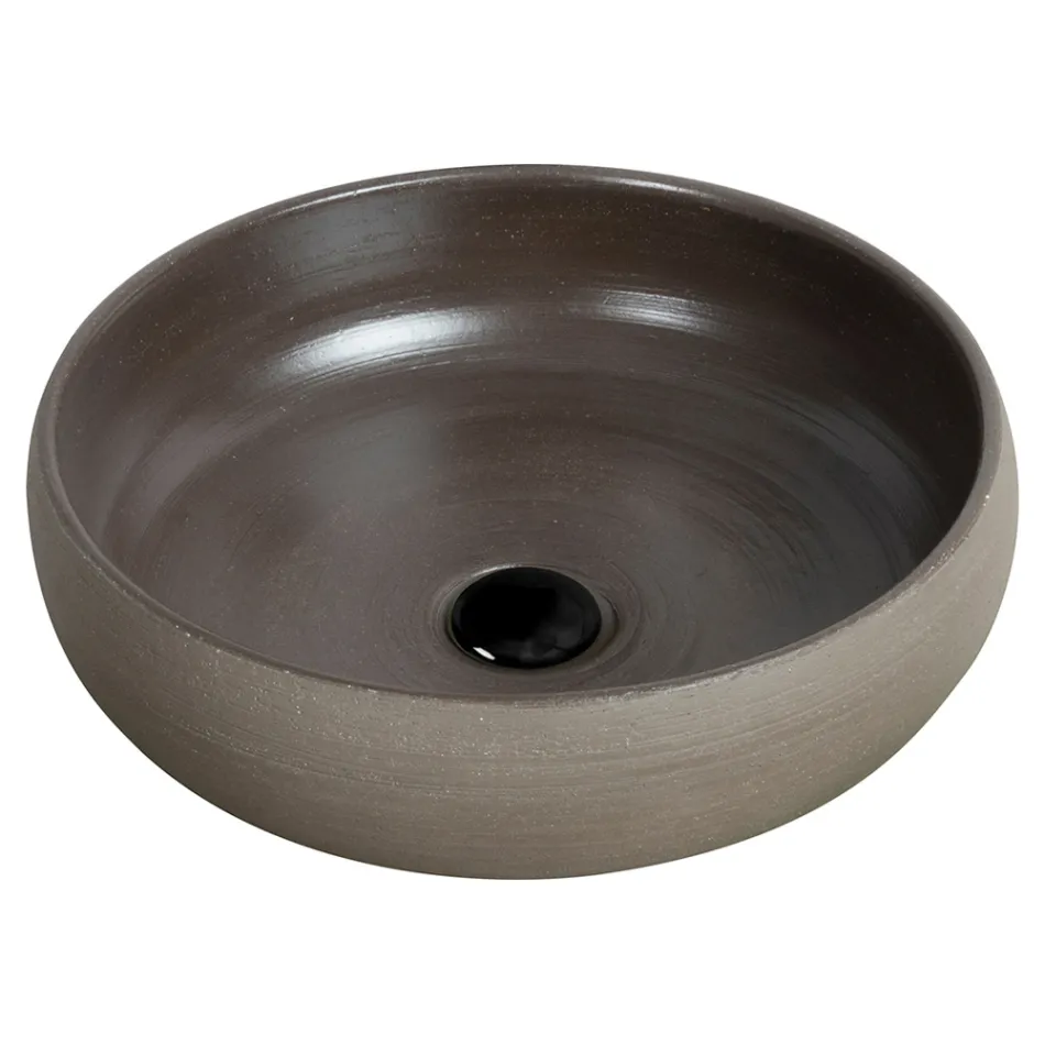 Bordplade badeværelseshåndvask i ildfast ler Lavet i Italien - Diego Viadurini