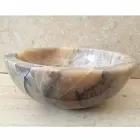 Countertop håndvask i naturlig onyx sten Ana, håndlavet Viadurini