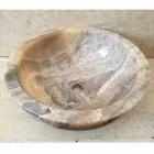 Countertop håndvask i naturlig onyx sten Ana, håndlavet Viadurini