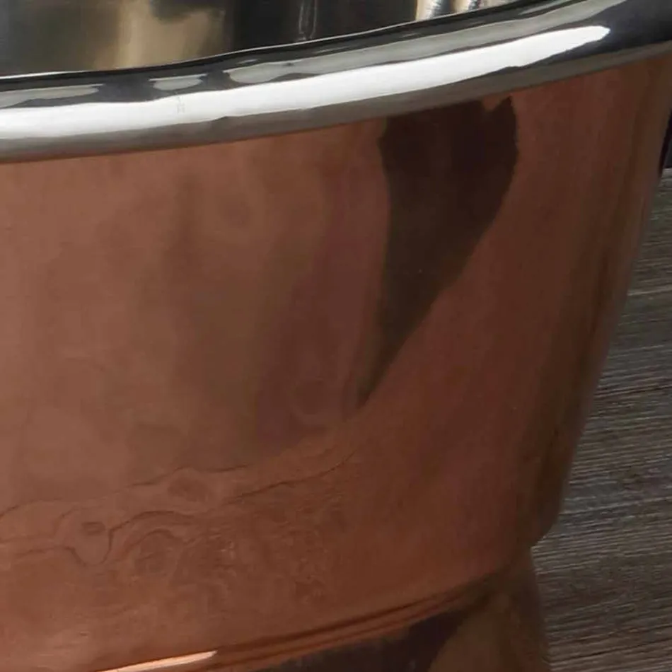 Synke badeværelse til støtte kobber og hvid jern Cala Viadurini