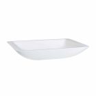 Rektangulær køkkenvask i hvid solid overflade - Albertina Viadurini