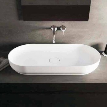 Moderne design fritstående badeværelsevask lavet i Italien Dalmine Maxi