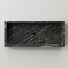 Badeværelseshåndvask i marmoreffekt porcelæn Stentøj Made in Italy - Ludmilla Viadurini